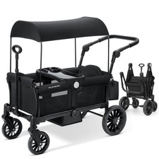 ELEMARA Foldable Wagon Stroller, Stroller Wagon for 2 Kids, Premium All Terra...