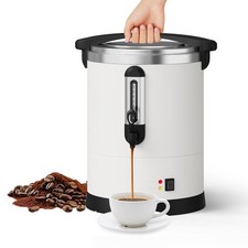 Coffee Urn Double Wall Stainless Steel Electric Fast Brew Large Capacity