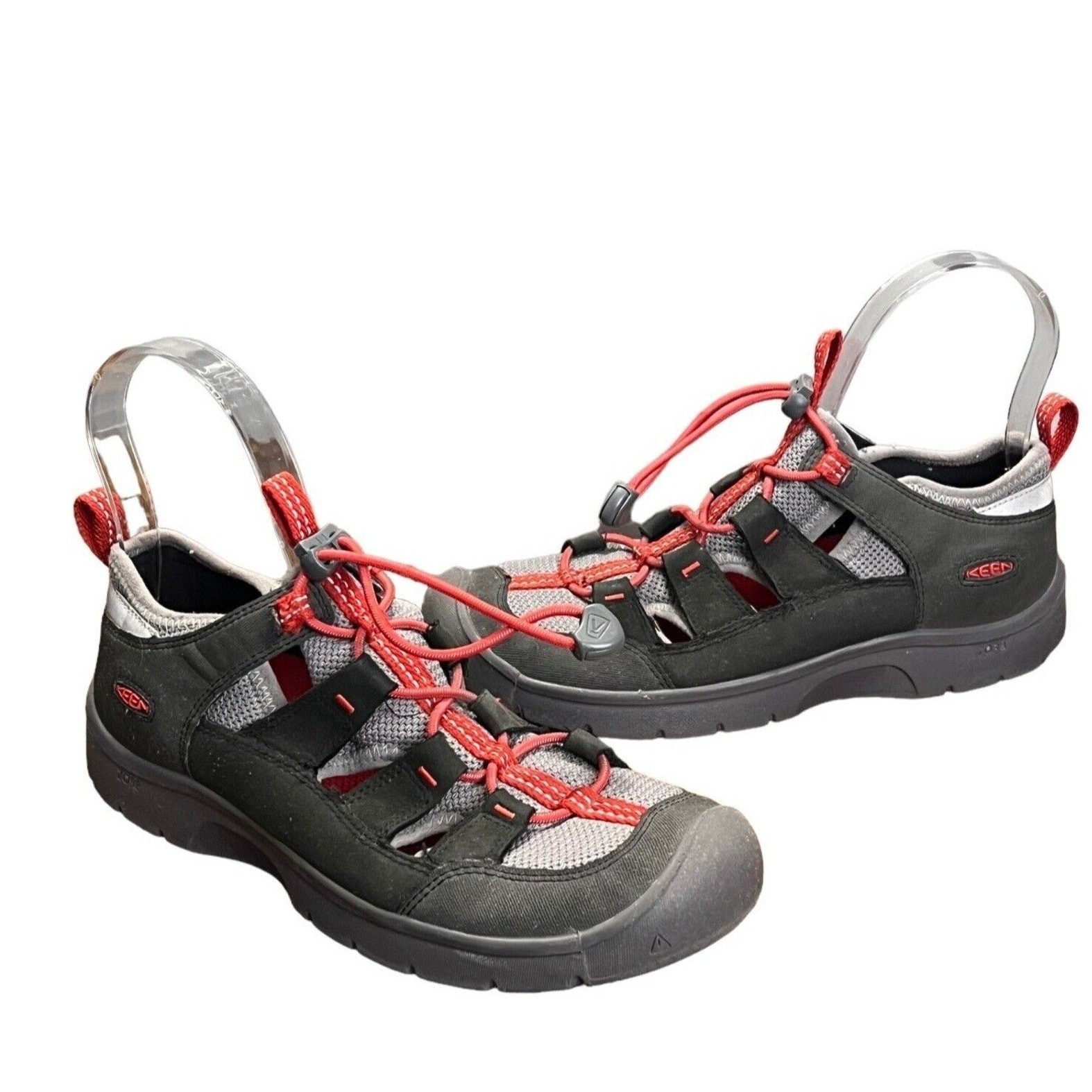 Sandali Keen Zorb ragazzo 4 anni pelle grigia escursionismo pescatore outdoor viaggio acqua