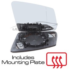 Wing Mirror Glass Mercedes B Class W246 2012-2019 Heated Aspherical Drivers Side