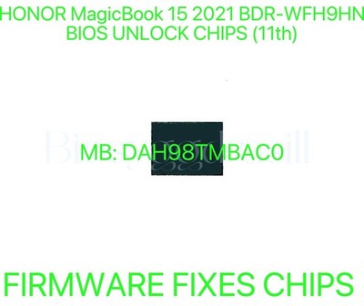 HONOR MagicBook 15 2021 BDR-WFH9HN, ADMIN NO PASSWORD BIOS CHIP MB: DAH98TMBAC0