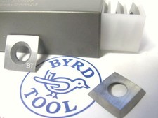 Byrd Shelix Insert KN400 carbide 4-edge radius 100mm- 4"  Case of 10 inserts