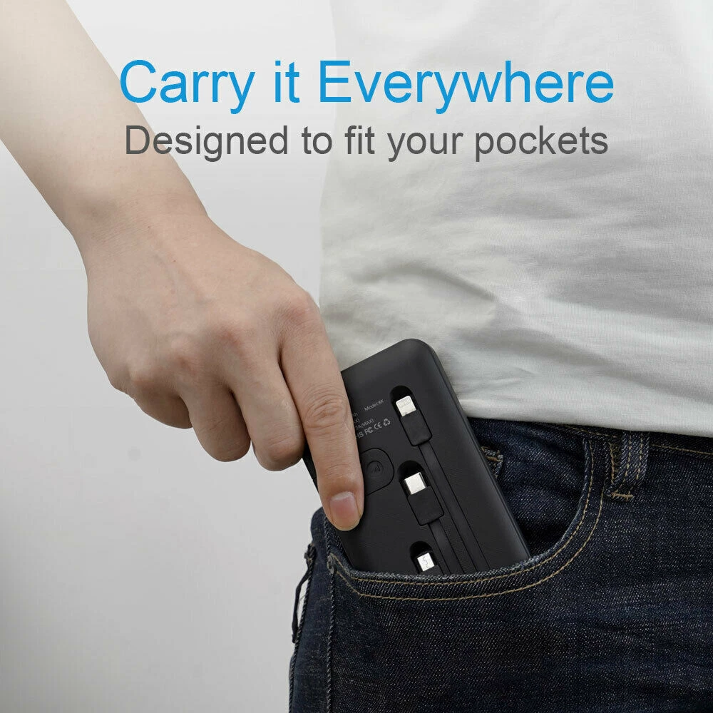 9000000mAh Ultra-High Capacity Power Bank with Fast Charging Technology - Portable External Battery Pack for Mobile Phones, Tablets, and USB Devices