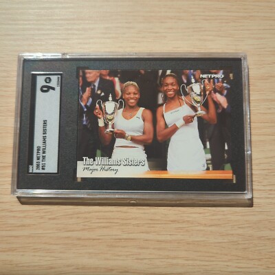 2003 NetPro Venus Williams Serena The Sisters #51 SGC 9 Mint Rookie RC Psa