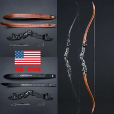 Archery 62" ILF Takedown Recurve Bow Aluminum Riser Competition Athletic Hunting