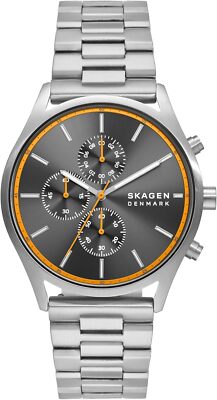Skagen Watch Holst Chronograph 42mm SKW6926 Men's Silver