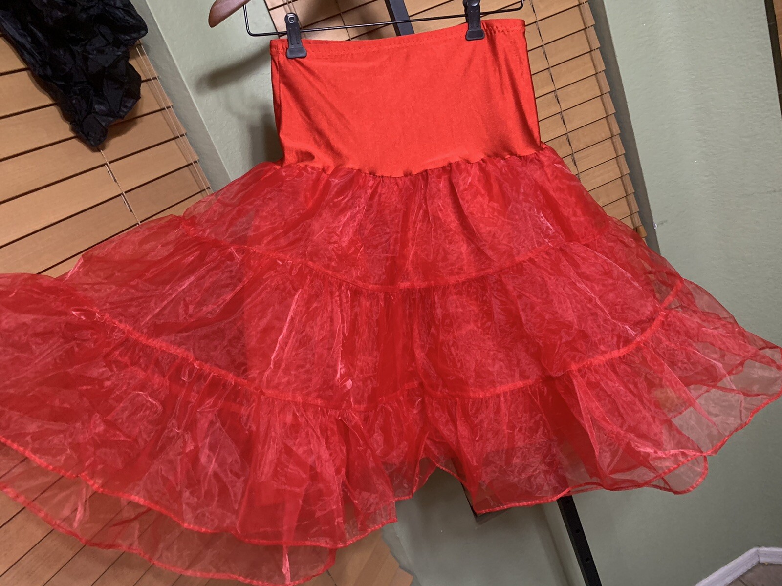 Grace Karin red petticoat half slip dance tutu 3 laye… Gem