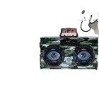 Bluetooth Green Portable Stereos & Boomboxes