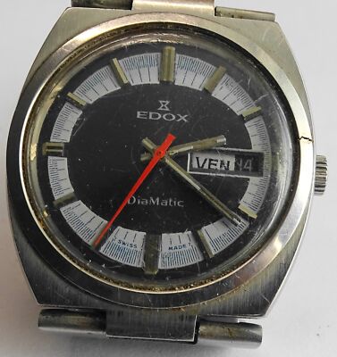VINTAGE UHR EDOX AUTOMATIC ETA 2789
