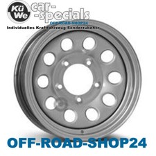 STAHL-Felgen 5,5x15 ET5 ALCAR/DOTZ Silber-Serienfelgen SUZUKI SJ410-413-Samurai 