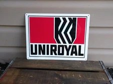 UNIROYAL Tires Metal Sign Service Station Garage Mechanic Tire Shop 9x12 50099