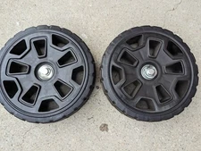 Set of 2 GreenWorks Pro 21" Mower Tires Wheels Front 8" Replacement Set
