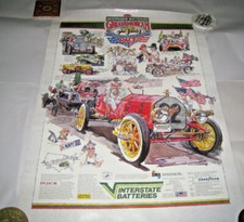 1990 Poster The Interstate Batteries Great American Buick Classic To Disneyland 