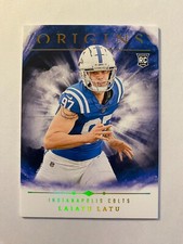 2024 Panini Origins Football Laiatu Latu RC #125 Indianapolis Colts