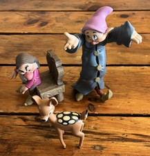 Lot of Disney Dopey Grumpy Deer Chair Dancing Partner Seven Dwarfs Silly Song