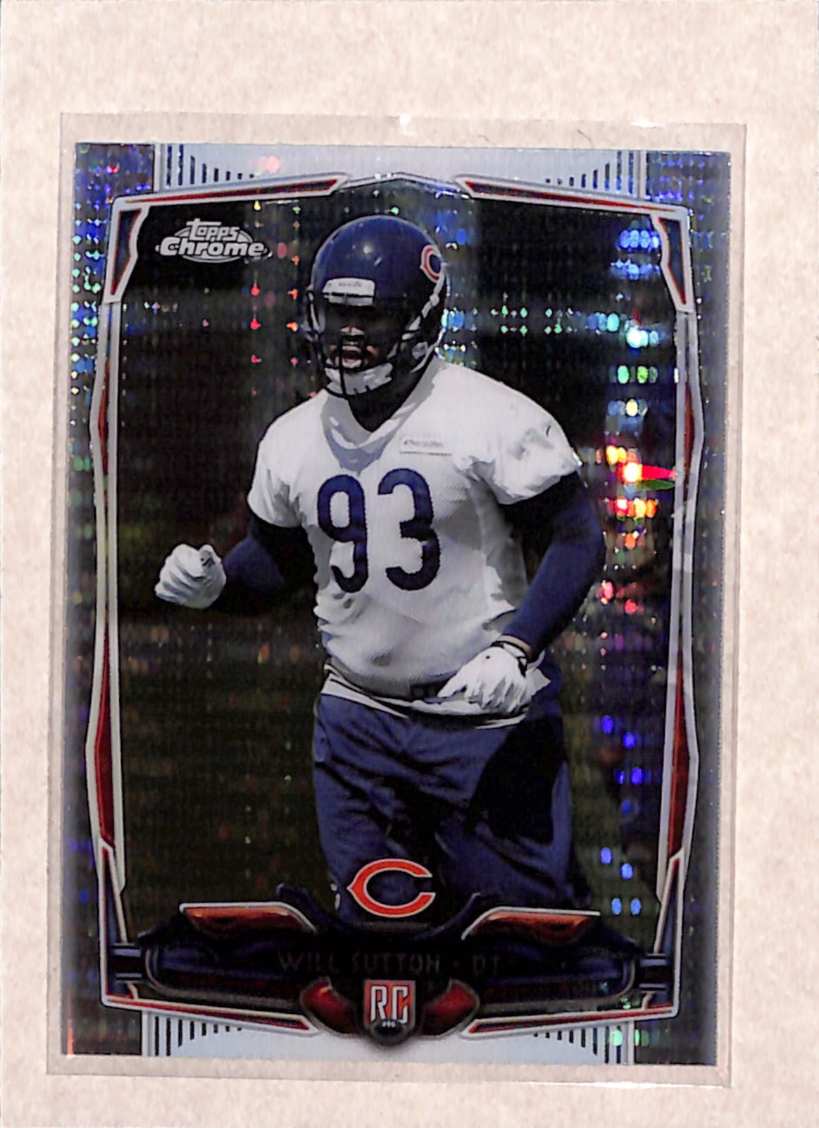 Will Sutton Topps Chrome #170 Pulsar Refractor