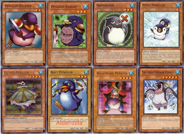 Yugioh Penguin Water Deck Nightmare Great Emperor Knight Puny EBay