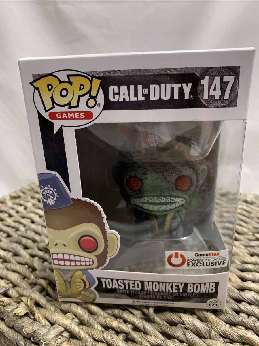funko pop GameStop Exclusive call of duty toasted monkey bomb #147