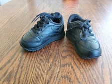 Reebok Classic All Black Infant/Toddler Sneakers Tennis Shoes Size 5 EUC