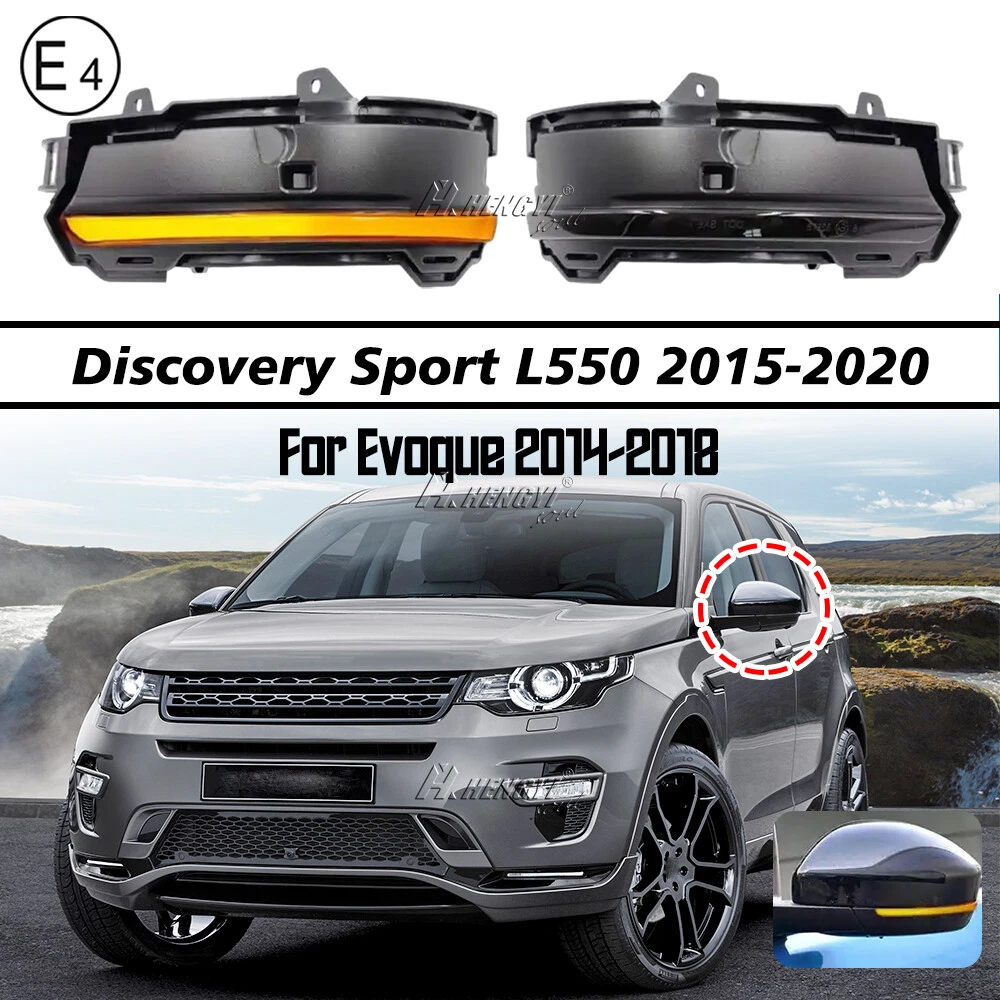 Dynamic LED Mirror Indicator Turn Light For Range Rover Discovery 