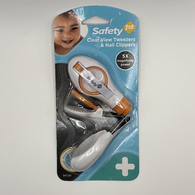 Safety 1st Clear View Tweezer And Nail Clipper Combo Sure Hold For The Baby .