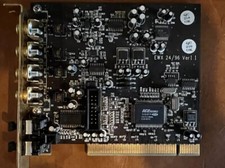 Terratec AudioSystem EWX 24/96 professional PCI soundcard (2001) - retro PC