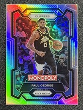 2023-24 Panini Prizm NBA Monopoly Paul George #39 Silver Prizm - LA Clippers