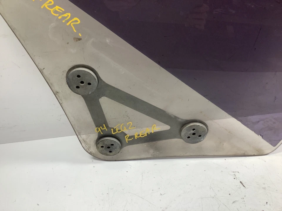 91-95 Acura Legend 2D conjunto de vidro traseiro direito quarto 73500-SP1-010 FABRICANTE DE EQUIPAMENTO ORIGINAL - Imagem 3 de 3