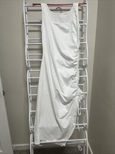 White Form Fitting Dress
