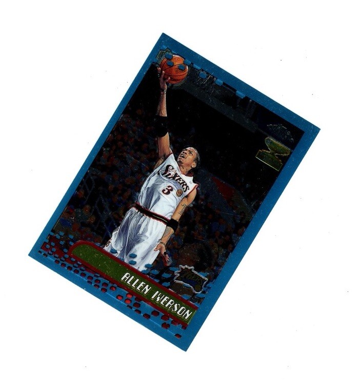 2002 Topps Chrome NBA MVP AI ALLEN IVERSON! Sixers 76ers SEE
