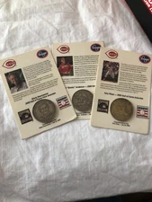CINCINNATI REDS HALL OF FAME COINS MARTY BRENAMAN SPARKY ANDERSON TONY PEREZ LOT