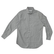 Loro Piana Cotton Striped Dress Shirt - Blue Brown  Med