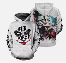 Her Joker His Harley Why So Serious 3D HOODIE BEST PRICE US SIZE HALLOWEEN GIFT