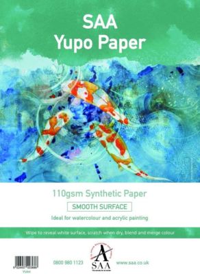 YUPO Synthetic Painting Paper SHEETS - 85gsm - Choose A4 / A3 1 / 10 / 25 Sheets