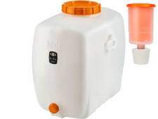 Beczka Speidel Beczka na napoje Beczka na moszcz Beczka fermentacyjna Bezpieczna dla żywności 100L owalna + punda fermentacyjna