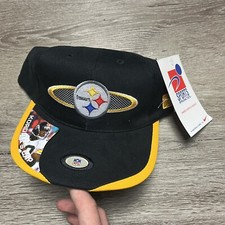NWT 90s Pittsburgh Steelers Proline Sports Specialties Strapback Hat Kordell NFL