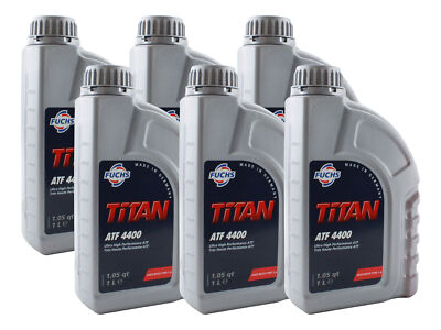 Fuchs 6 Liter TITAN ATF 4400 Auto Trans Fluid 6 x 1L for Audi BMW Jaguar LR VW
