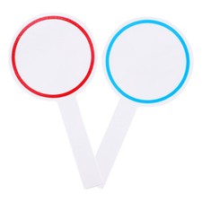 2pcs Handheld Dry Erase Paddle Games Auctions Paddle Handheld White Board