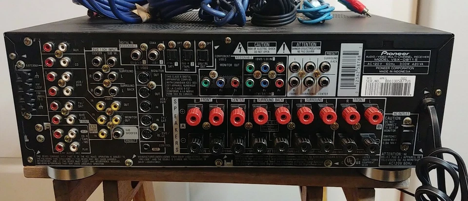 Pioneer VS-D811 Audio Video Multi-Channel Home Theater Receiver Tested - Image 4 of 4