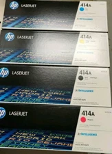  HP 414A LaserJet Toner Set  W2020A W2021A W2022A W2023A   B.Y.C.M NIB