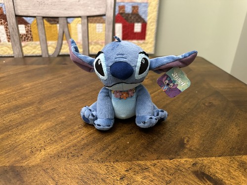 Disney Plush 6” Summer Hawaiian Lei Stitch Stuffed Animal by Just Play