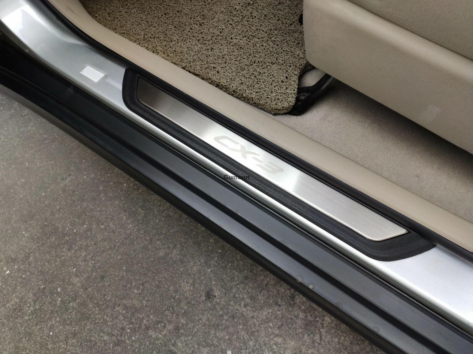 For Mazda CX-3 Accessories Door Sill Scuff Plate Protectors Stickers 2015-2019