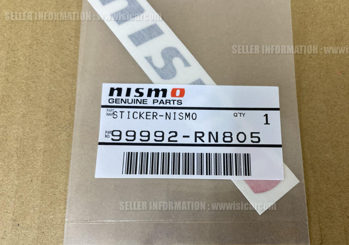 _ NISMO LOGO STICKER (BLACK) FOR LM GT4 WHEELS 99992-RN805 | eBay
