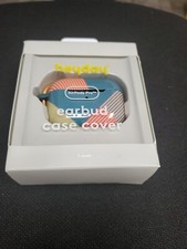 2B8 - Heyday Earbud Case Cover AirPods Green Blue Orange Striped