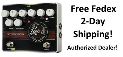 New Electro-Harmonix EHX Lester G Deluxe Rotary Speaker Guitar Effects Pedal