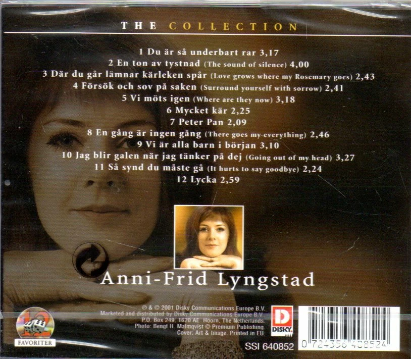 CD Frida Anni-Frid Lyngstad (Abba) The Collection, schwedisch, 2001, RAR - Bild 2 von 2