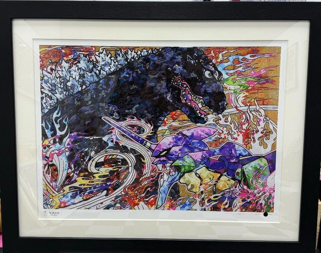 签名村上隆艺术海报| eBay