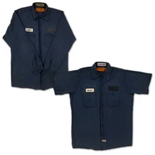 Red Kap Work Shirts 2 Pocket Twin Stripe Poplin Industrial Durastripe Uniform #B