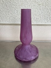 ANCIEN PIED DE LAMPE SCHNEIDER EN PATE DE VERRE CIRCA 1925 MULLER DEGUE