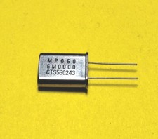 5 PACK of CTS CRYSTAL MP060 6 MHZ 20PF, HC-49/U, Free USPS FIRST CLASS SHIPPING